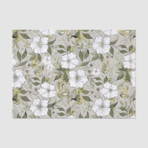 Butterfly Floral Tissue Paper