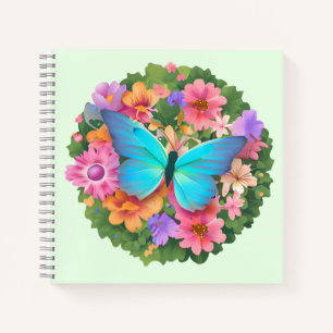 Butterfly Flower Garden Notebook