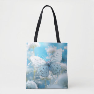 Butterfly Flower Nature Serene Tranquil Tote Bag