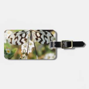 Butterfly Flowers Blossoms Wedding Shower Peace Luggage Tag