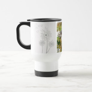 Butterfly Flowers Blossoms Wedding Shower Peace Travel Mug