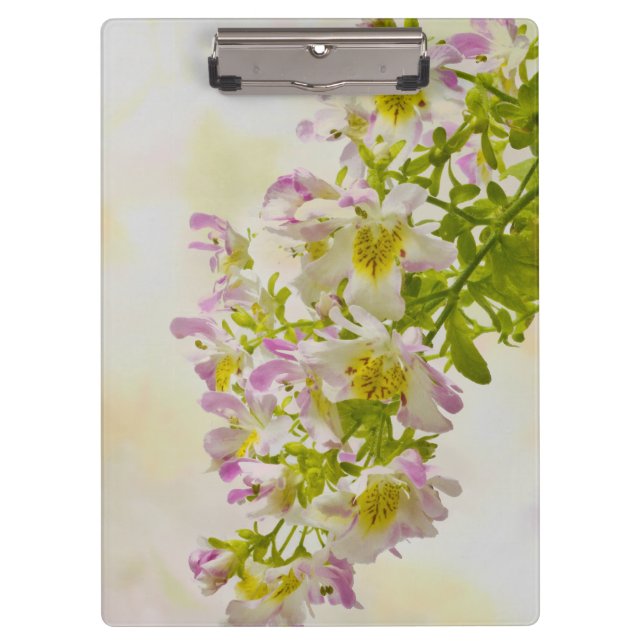 Butterfly Flowers Clipboard (Front)