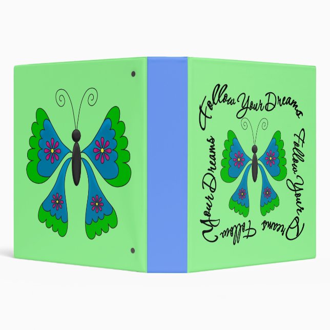 Butterfly - Follow Your Dreams Binder (Background)