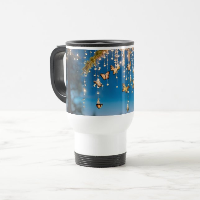 Butterfly Forest  Travel Mug (Front Left)