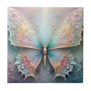 Butterfly Fractal Art, Tile
