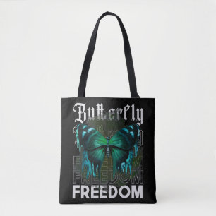 Butterfly Freedom Streetwear Style Design-64019 Tote Bag
