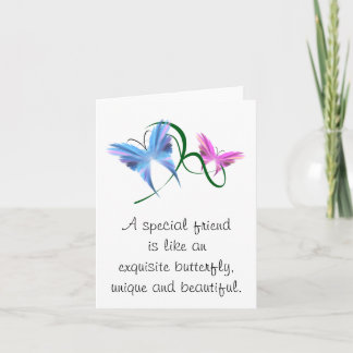 Butterfly Friendship Notecard