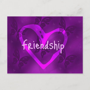Butterfly Friendship Postage Postcard
