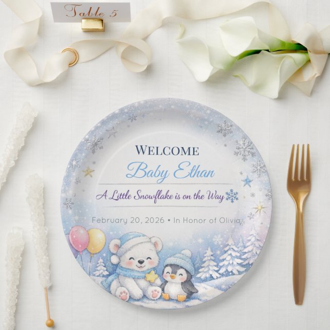 Butterfly Frozen Party Plates Disposable Set (Wedding)