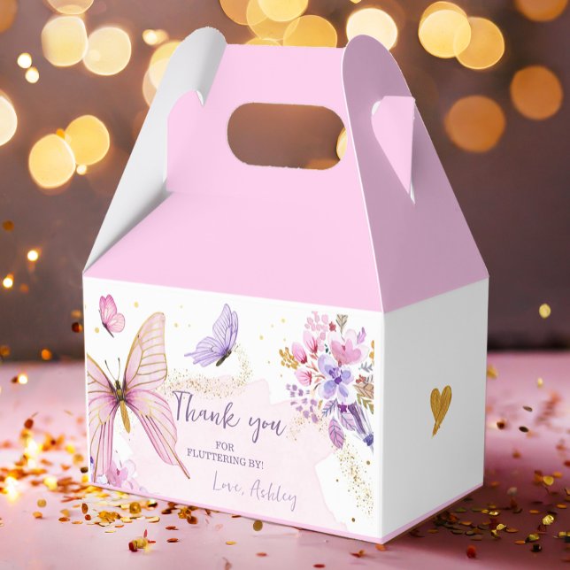 Butterfly Gable Box Garden Floral Baby Birthday (Creator Uploaded)