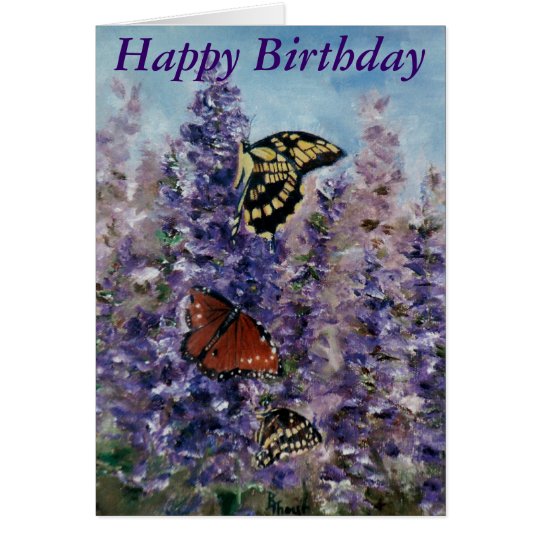 Butterfly Garden Card