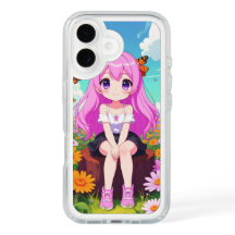 Butterfly Garden Dream - Chibi Anime Girl