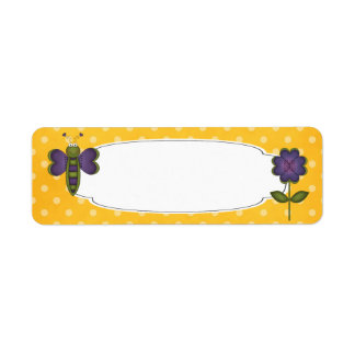 Butterfly Garden Label