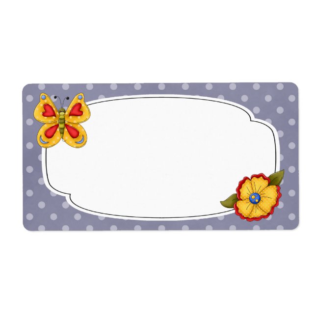 Butterfly Garden Label (Front)