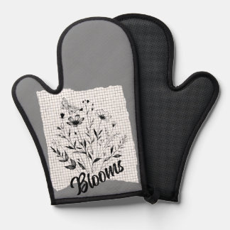 Butterfly Garden Sketches  Oven Mitt