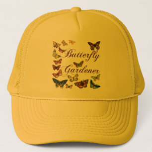 Butterfly Gardener Saying Trucker Hat