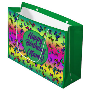 Butterfly Gift Bag With Name