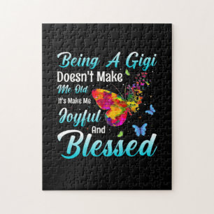 Butterfly Gift Being A GiGi Jigsaw Puzzle