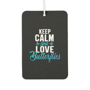 Butterfly Gift Keep Calm And Love Butterfly Air Freshener