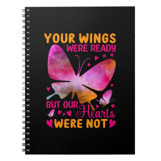 Butterfly Gift | Our Wings Were Ready Notebook (Front)
