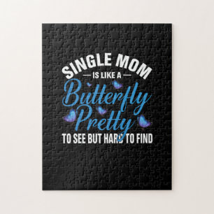 Butterfly Gift   Single Mom Is Like A Butterfly Jigsaw Puzzle