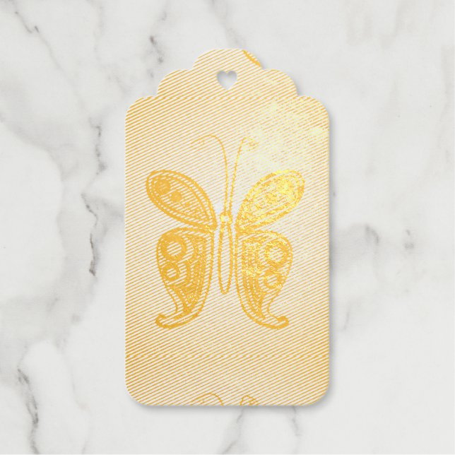 Butterfly   gift tags (Front)