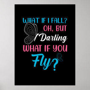 Butterfly Gift   What If You Fly Poster