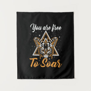 Butterfly Gift You Are Free To Soar Tapestry