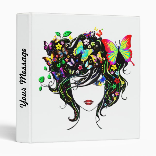 Butterfly Girl 1A Binder (Front/Spine)