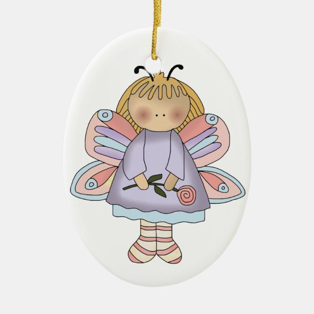 Butterfly girl ornament (Front)
