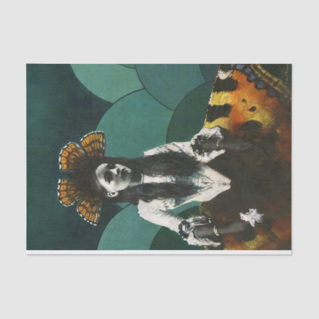 Butterfly Girl Tissue Paper (Front)