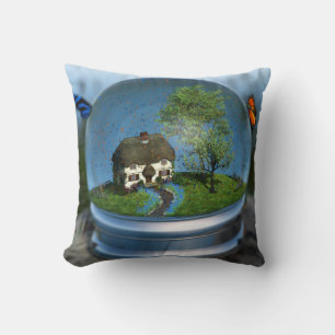 Butterfly Globe Pillow