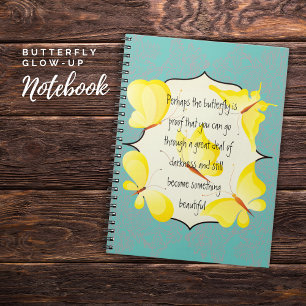Butterfly Glow-Up Notebook Your Daily Inspiration