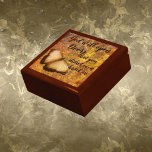 Butterfly God Open Doors Tile Keepsake Gift Box<br><div class="desc">Beautiful lacquered wood, the jewellery box comes in golden oak, keepsake or jewellery box, with tile saying, "God will open doors that you didn't even knock on." It has a brownish gold background with a light brown butterfly! An amazing reminder of God working in your life! A beautiful gift for...</div>