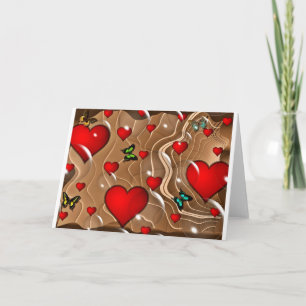 Butterfly & Gold Card