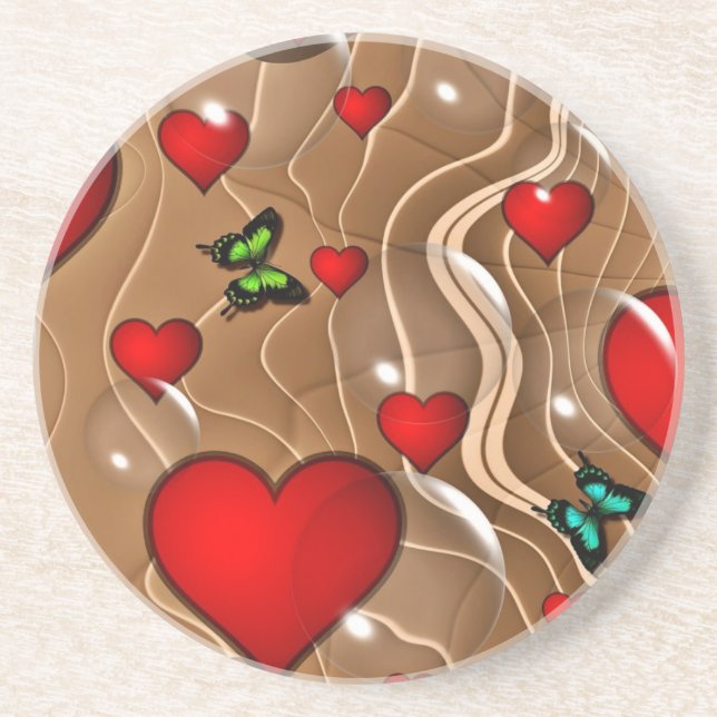 Butterfly & Gold Coaster (Front)
