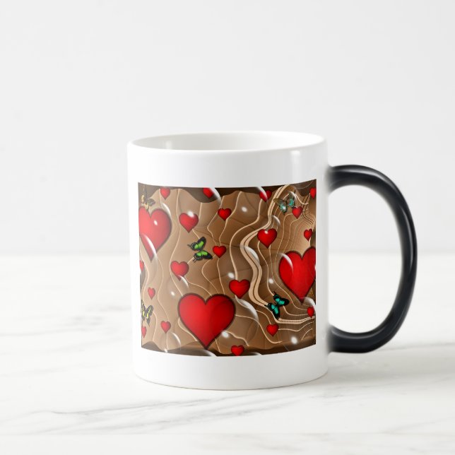 Butterfly & Gold Magic Mug (Right)