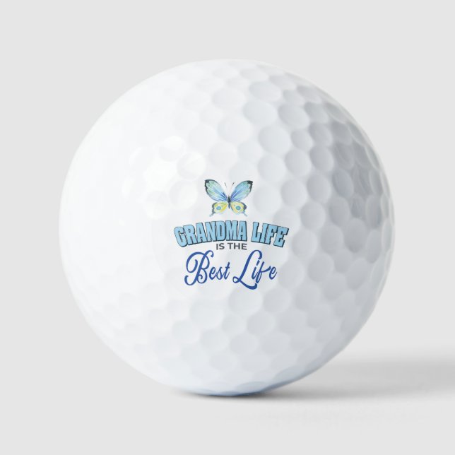 Butterfly Grandma  Golf Balls (Front)