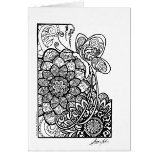 Butterfly Greeting Card -Blank Inside