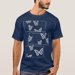 Butterfly Grunge Fairycore Aesthetic Goth  T-Shirt