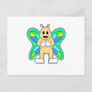 Butterfly happy postcard