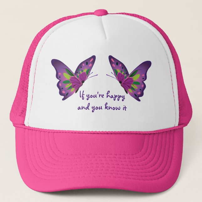 Butterfly Hat - Happy Hat (Front)