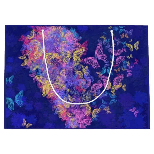 Butterfly Heart Gift Bag (Front)