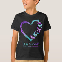 Butterfly Heart I'm A Survivor Suicide Prevention