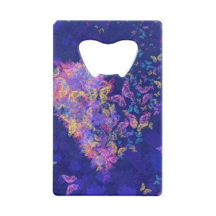 Butterfly Heart - Love Credit Card Bottle Opener