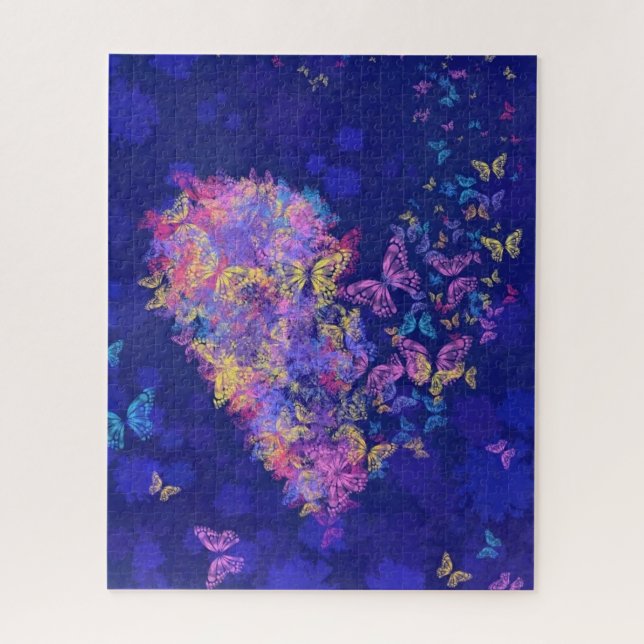Butterfly Heart - Love Jigsaw Puzzle (Vertical)