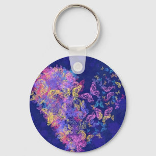 Butterfly Heart - Love Keychain