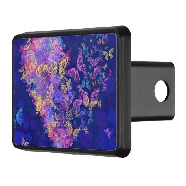 Butterfly Heart - Love Trailer Hitch Cover (Left)