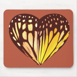 Butterfly Heart Mouse Pad