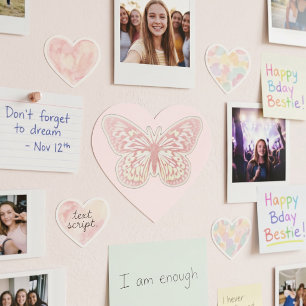 Butterfly Heart Sticker